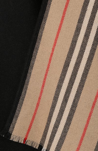 Шерстяная накидка charlotte BURBERRY черного цвета по цене 84800 руб., арт. 8018496, фото 5 Шерстяная накидка charlotte BURBERRY, арт. 8018496, фото 5