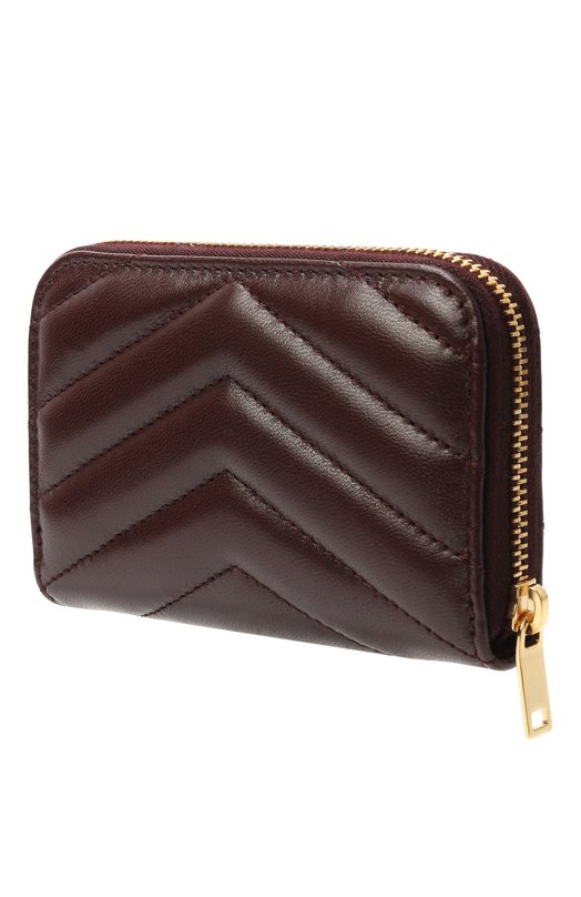 Кожаное портмоне Cassandre Saint Laurent 804479/AAA44 Бордовый  804479/AAA44 Фото 2