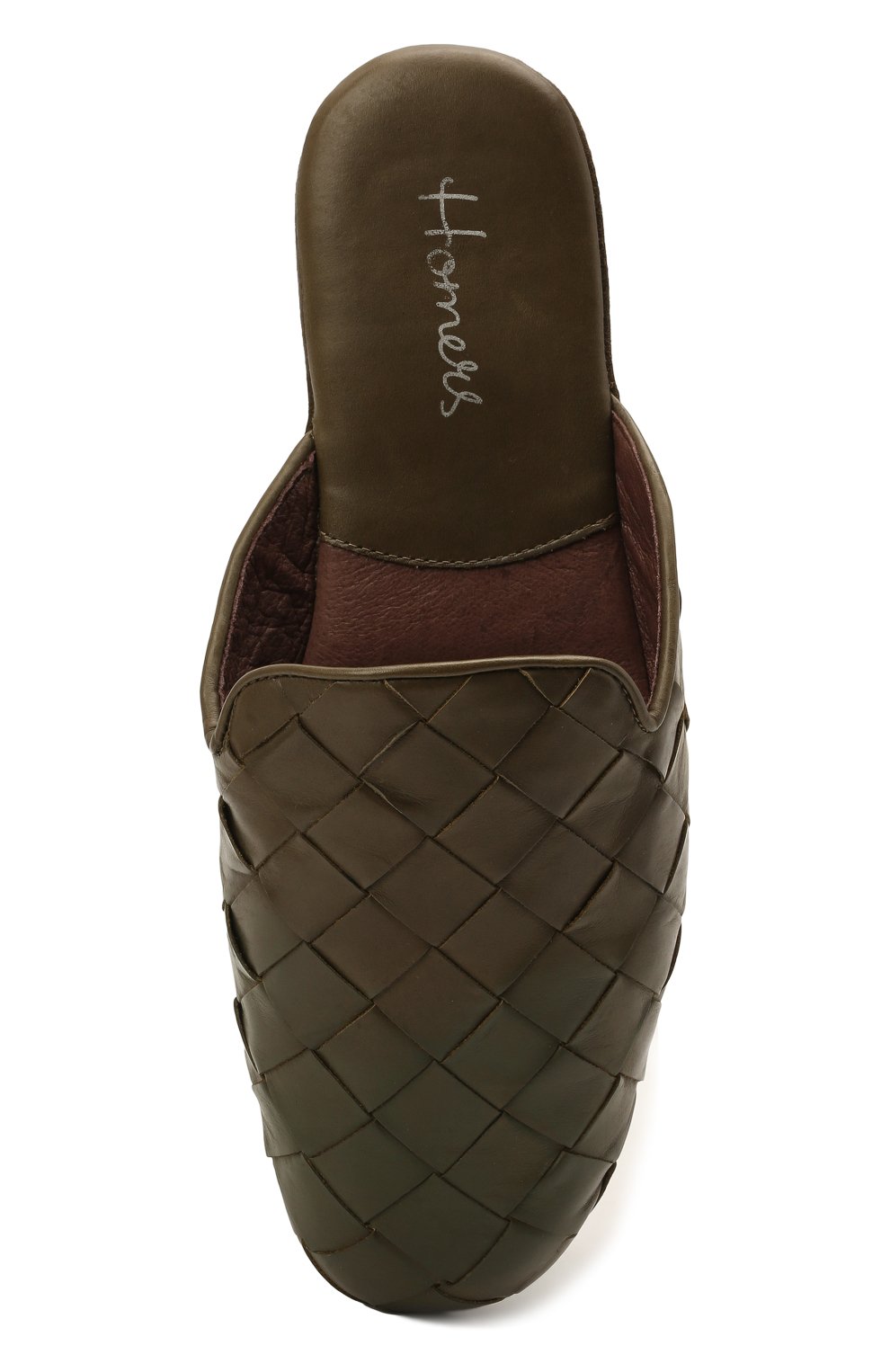 Кожаные домашние туфли HOMERS AT HOME, арт. 20428/P0NCH0, фото 6