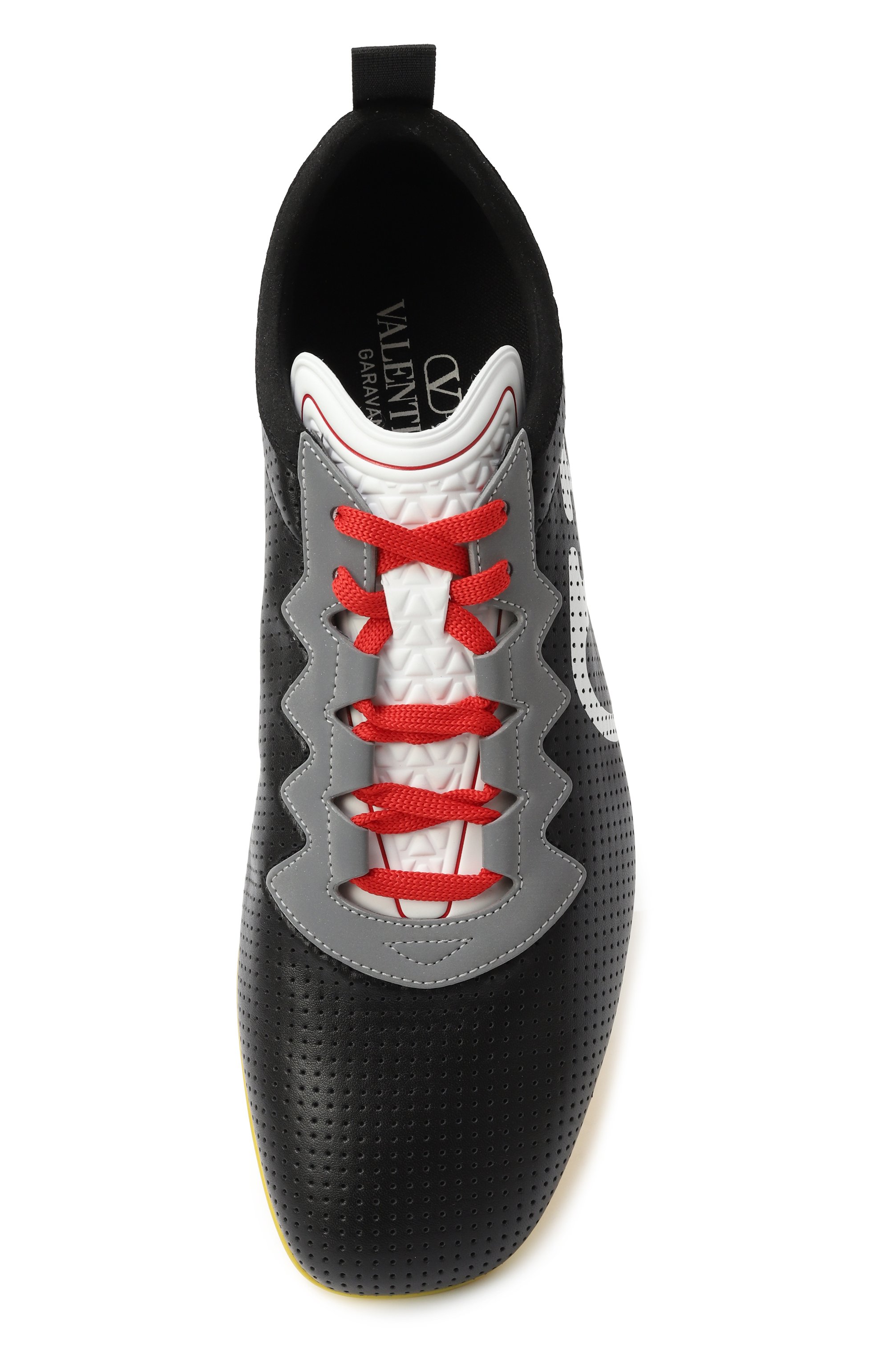 Кожаные кроссовки chromathon VALENTINO, арт. 6Y2S0J55/XBM, фото 6