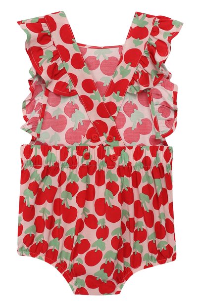 Комбинезон из вискозы STELLA MCCARTNEY красного цвета по цене 5535 руб., арт. 541111/SMK36, фото 2 Комбинезон из вискозы STELLA MCCARTNEY, арт. 541111/SMK36, фото 2