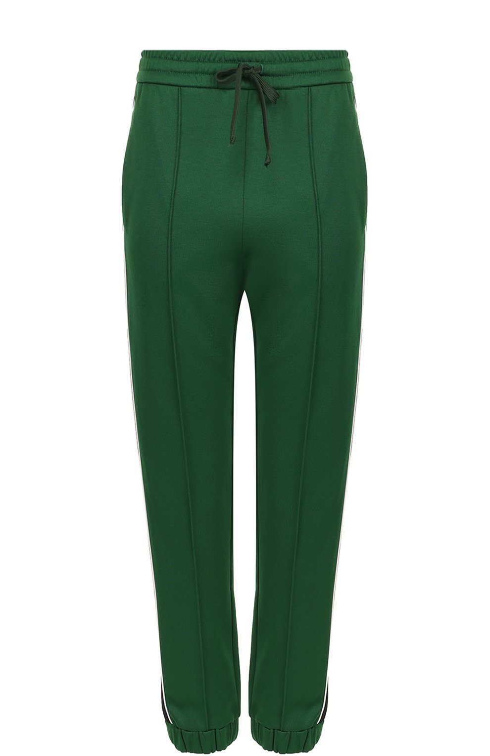 Укороченные брюки с эластичным поясом и контрастными лампасами GUCCI, арт. 479532/X9C09, фото 1