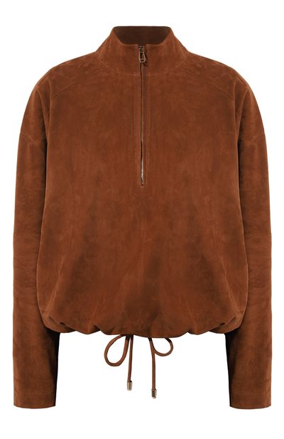 Женский замшевый свитшот MVST, арт. ZBKZ-Y099