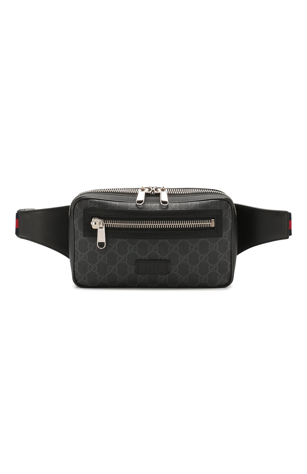 Поясная сумка gg supreme GUCCI черного цвета по цене 113760 руб., арт. 474293/K9RRN, фото 1 Поясная сумка gg supreme GUCCI, арт. 474293/K9RRN, фото 1