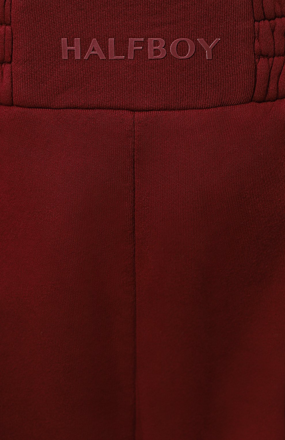 Хлопковые брюки HALFBOY бордового цвета по цене 31750 руб., арт. HFW241WFPN144, фото 5 Хлопковые брюки HALFBOY, арт. HFW241WFPN144, фото 5
