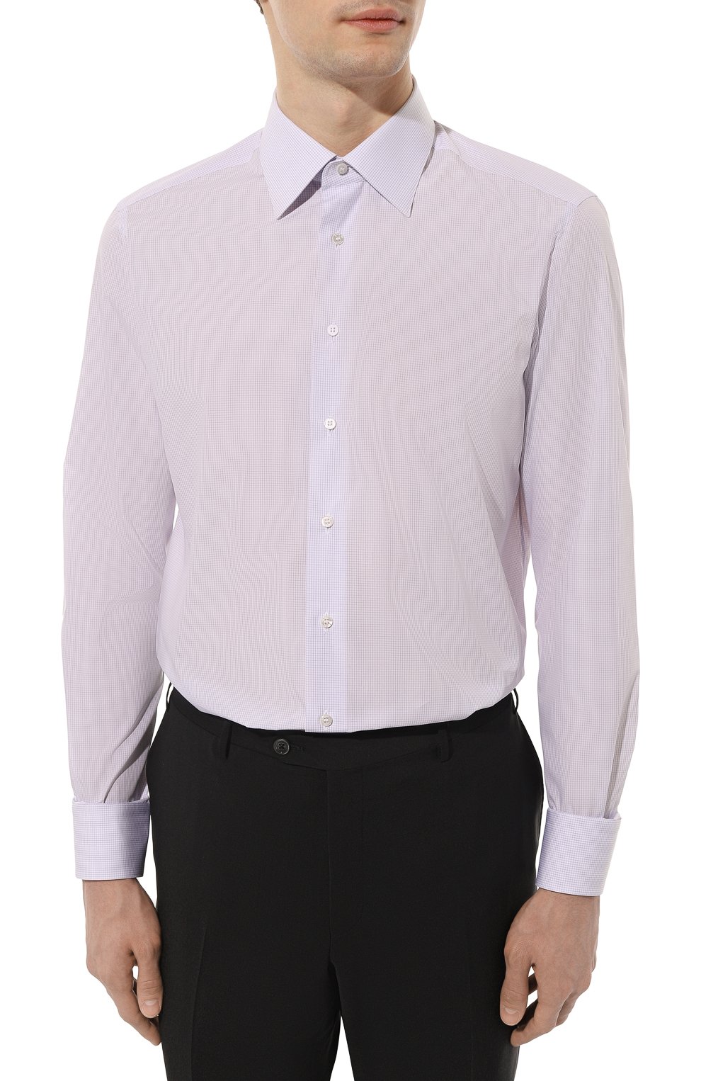 Хлопковая сорочка ZILLI, арт. MFZ-13060-362369/0001, фото 4