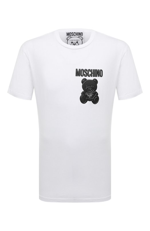 фото Хлопковая футболка moschino