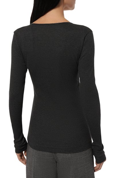 Хлопковый лонгслив BRUNELLO CUCINELLI, арт. MP902HC502, фото 4