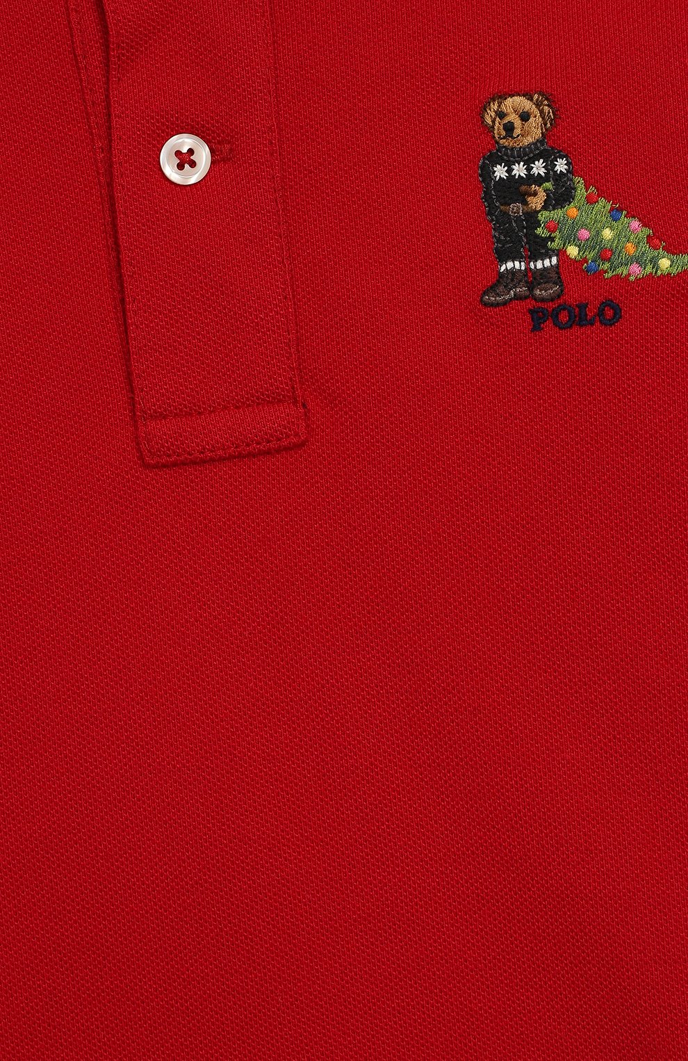 Хлопковое поло с длинными рукавами POLO RALPH LAUREN, арт. 322713073, фото 3