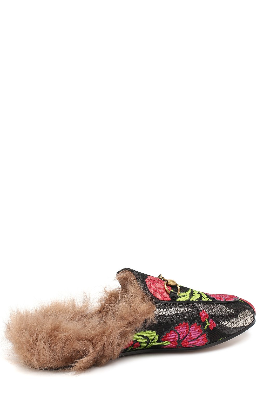 Сабо princetown из текстиля с цветочной вышивкой GUCCI, арт. 454613/K6220, фото 3