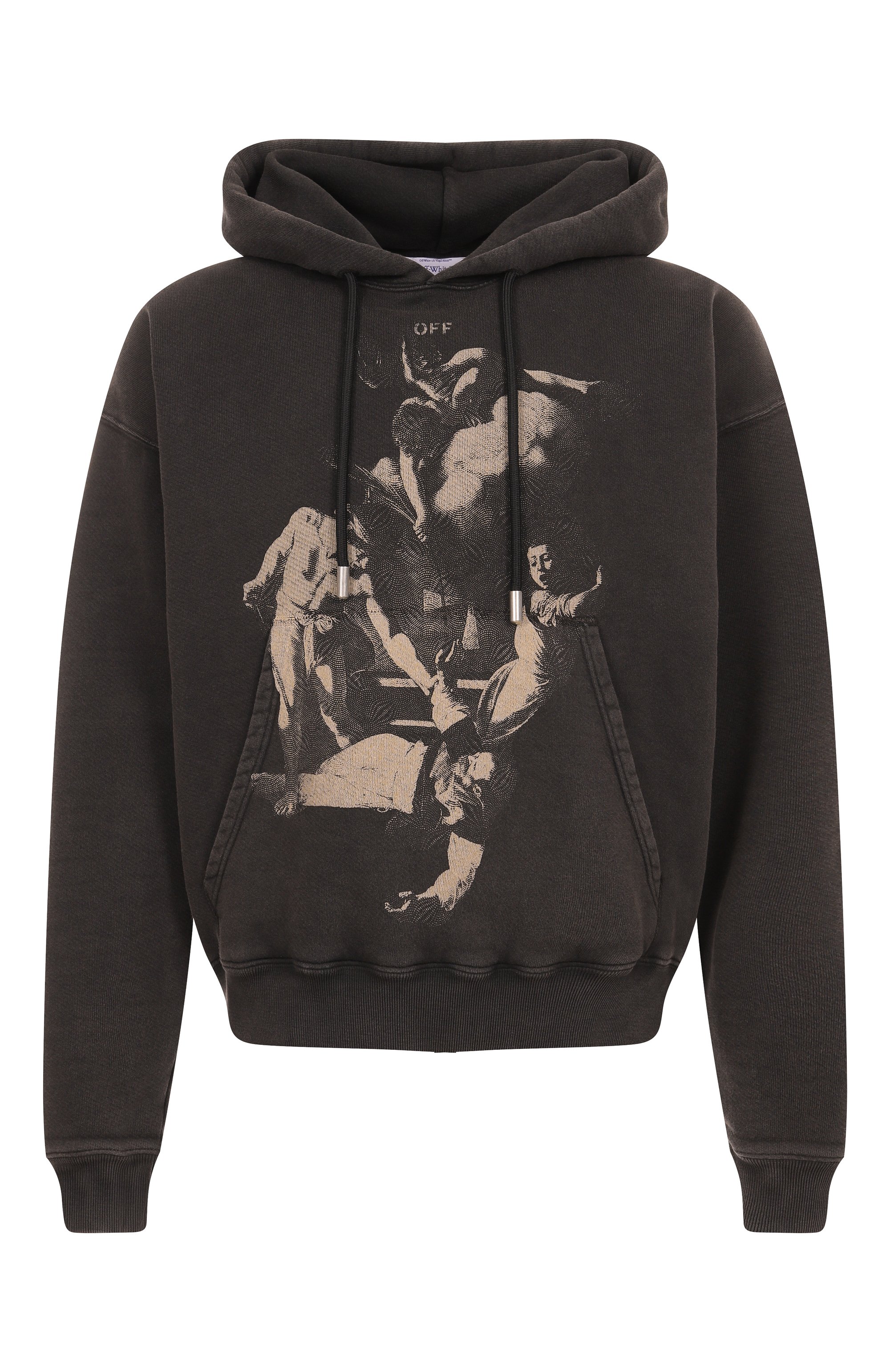 Хлопковое худи OFF-WHITE, арт. 0MBB085S25FLE000, фото 1