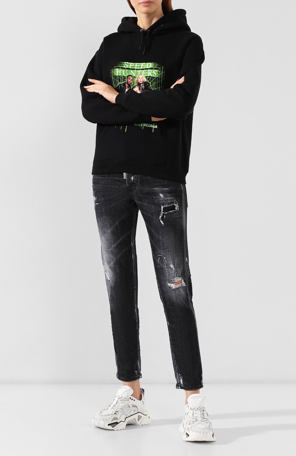 Джинсы с потертостями DSQUARED2, арт. S75LB0215/S30357, фото 2