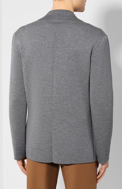 Шерстяной пиджак BERLUTI серого цвета по цене 177500 руб., арт. R17KJL36-001, фото 4 Шерстяной пиджак BERLUTI, арт. R17KJL36-001, фото 4