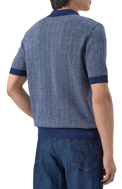 Поло изо льна и хлопка GRAN SASSO, арт. 57116/18662, фото 4