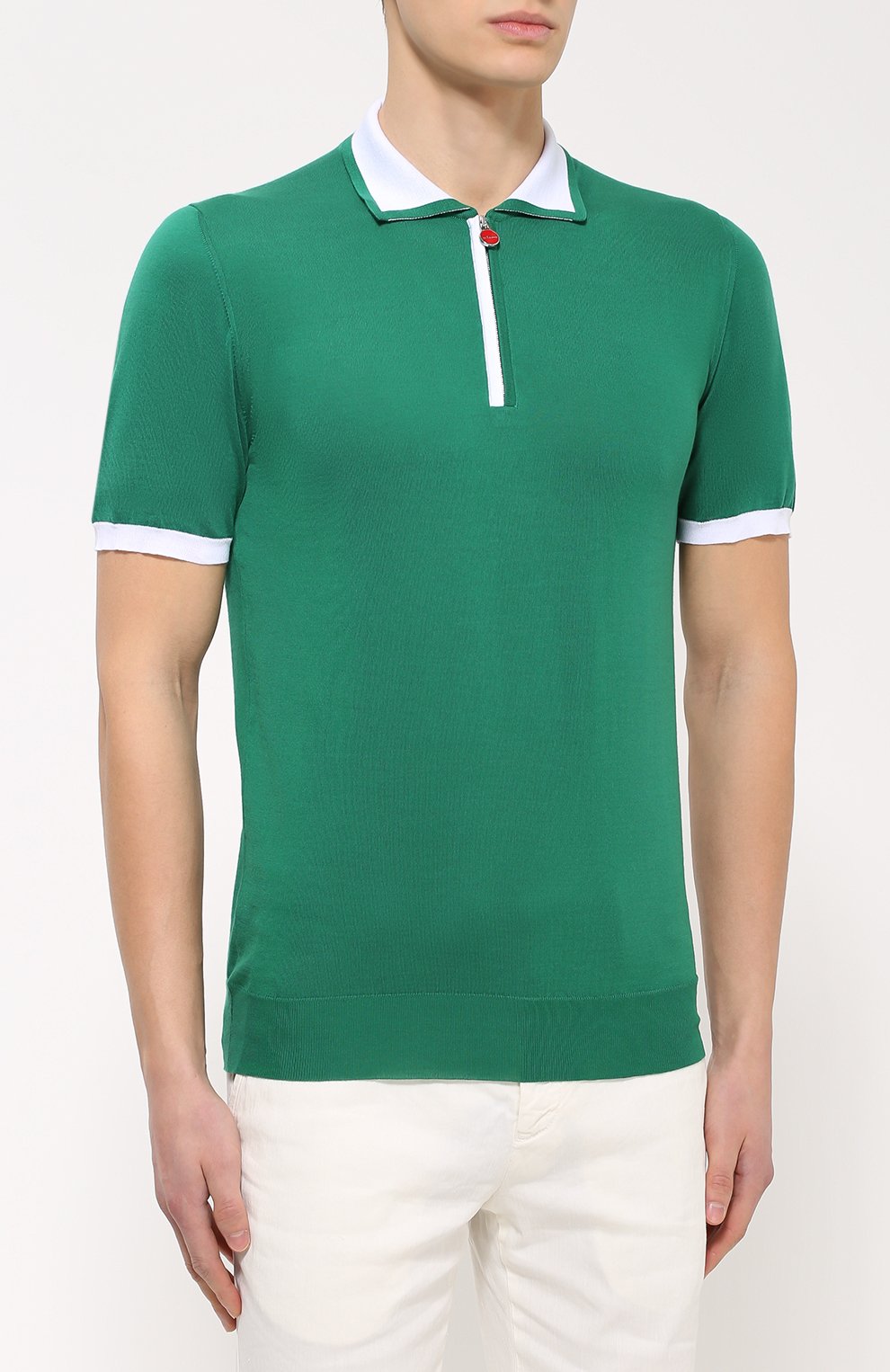 Хлопковое поло KITON, арт. UK571, фото 3