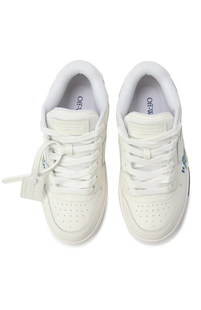 Кожаные кеды out of office OFF-WHITE, арт. 0BIA011S25LEA002/31-33, фото 4