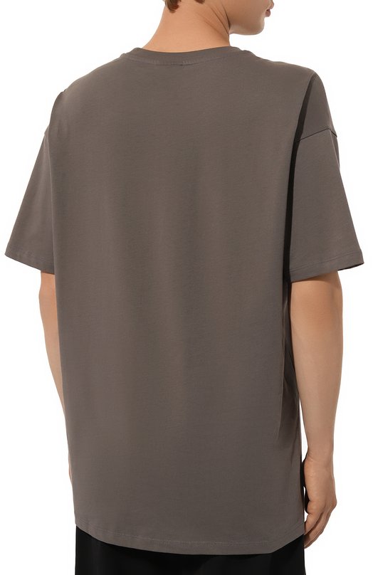 Хлопковая футболка Thom Krom Коричневый, фото 4