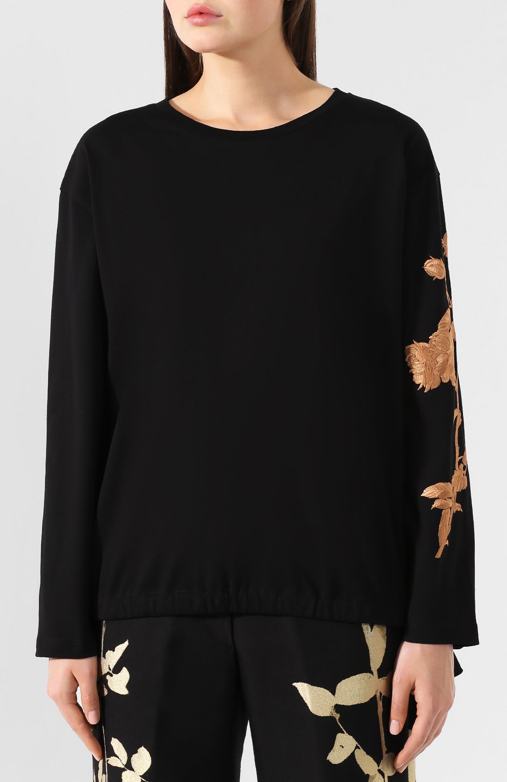 Хлопковый пуловер DRIES VAN NOTEN, арт. 192-11128-8615, фото 3