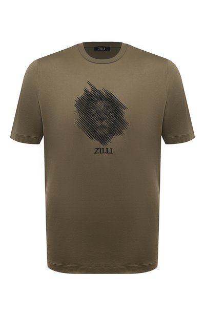 Мужская хлопковая футболка ZILLI, арт. TSR001M0110VLIST0M