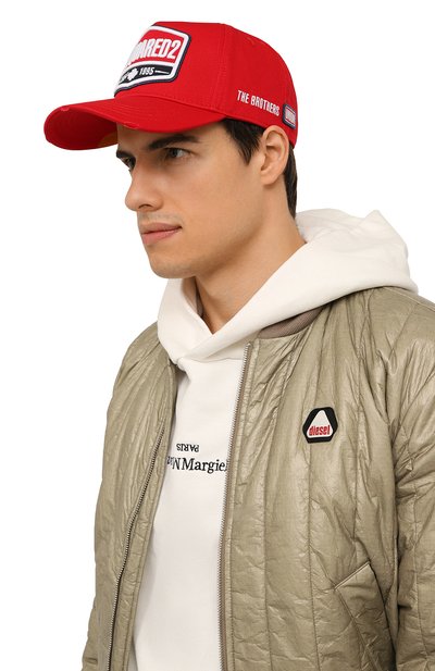 Хлопковая бейсболка DSQUARED2, арт. BCM0440 05C00001, фото 2