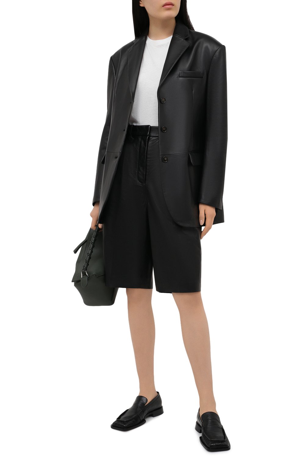 Кожаный жакет ACNE STUDIOS черного цвета по цене 206000 руб., арт. A70141, фото 2 Кожаный жакет ACNE STUDIOS, арт. A70141, фото 2