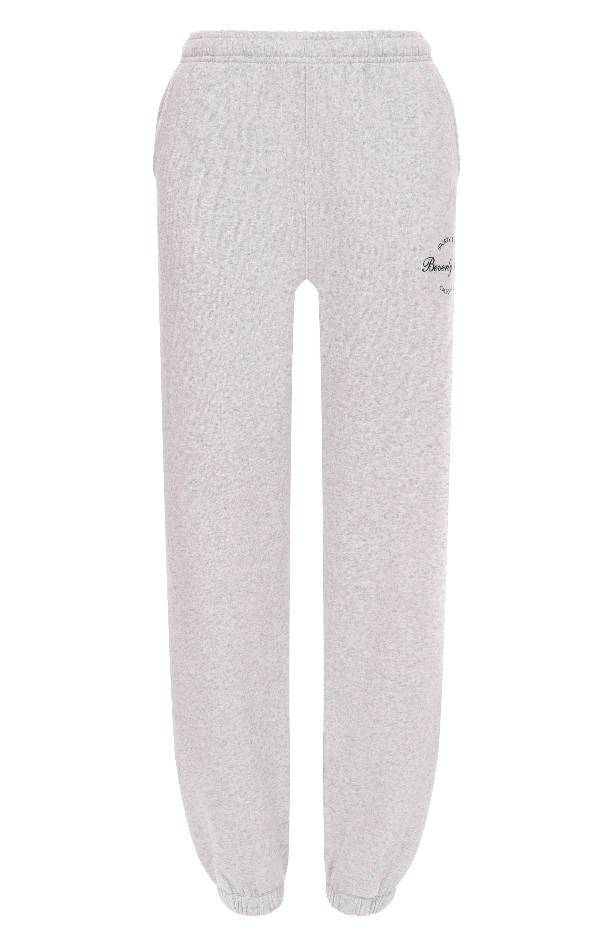 Джоггеры SPORTY AND RICH серого цвета по цене 24750 руб., арт. PA050626257GY03, фото 1 Джоггеры SPORTY AND RICH, арт. PA050626257GY03, фото 1