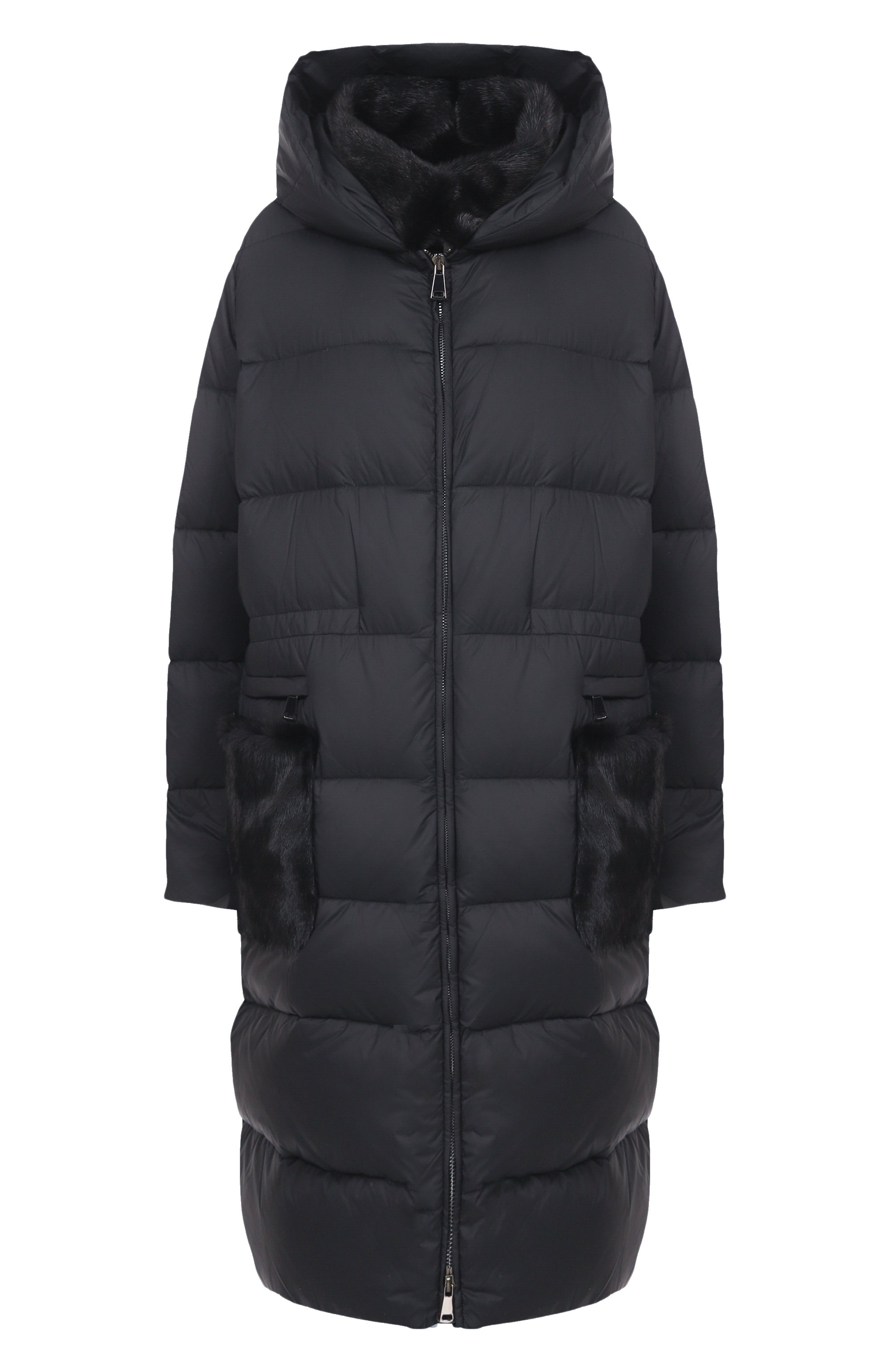 Пуховик с отделкой из норки MANZONI24, арт. 25M1309-NY0V, фото 1