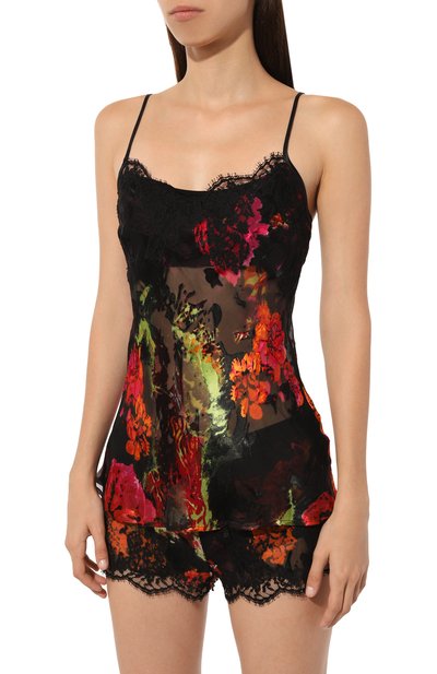 Пижама из вискозы и шелка LISE CHARMEL черного цвета по цене 50800 руб., арт. ALH4286-ALH0186, фото 3 Пижама из вискозы и шелка LISE CHARMEL, арт. ALH4286-ALH0186, фото 3