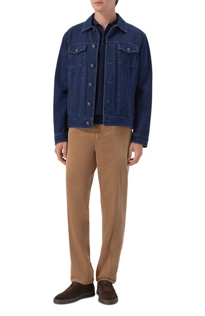 Вельветовые брюки BRUNELLO CUCINELLI бежевого цвета по цене 105500 руб., арт. M280NI1770, фото 2 Вельветовые брюки BRUNELLO CUCINELLI, арт. M280NI1770, фото 2