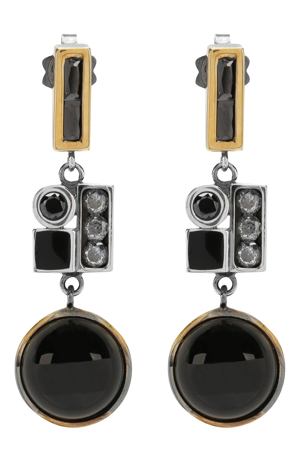 Серебряные серьги с подвесками BOTTEGA VENETA, арт. 531307/VHHAA, фото 1