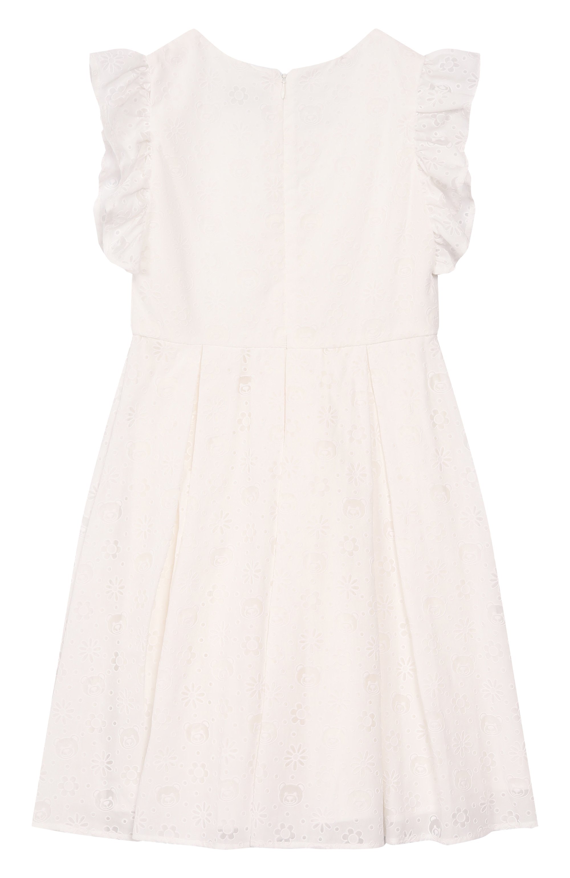 Платье MOSCHINO молочного цвета по цене 31700 руб., арт. HDV0G2/LZB15/4-8, фото 2 Платье MOSCHINO, арт. HDV0G2/LZB15/4-8, фото 2