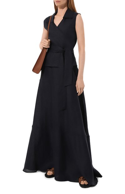 Льняной топ KITON, арт. D53466H05953, фото 2