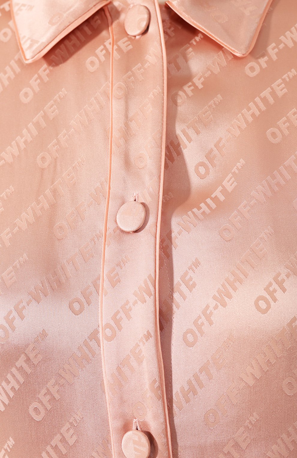Атласная блузка OFF-WHITE, арт. 0WGA051R19C860570300, фото 5