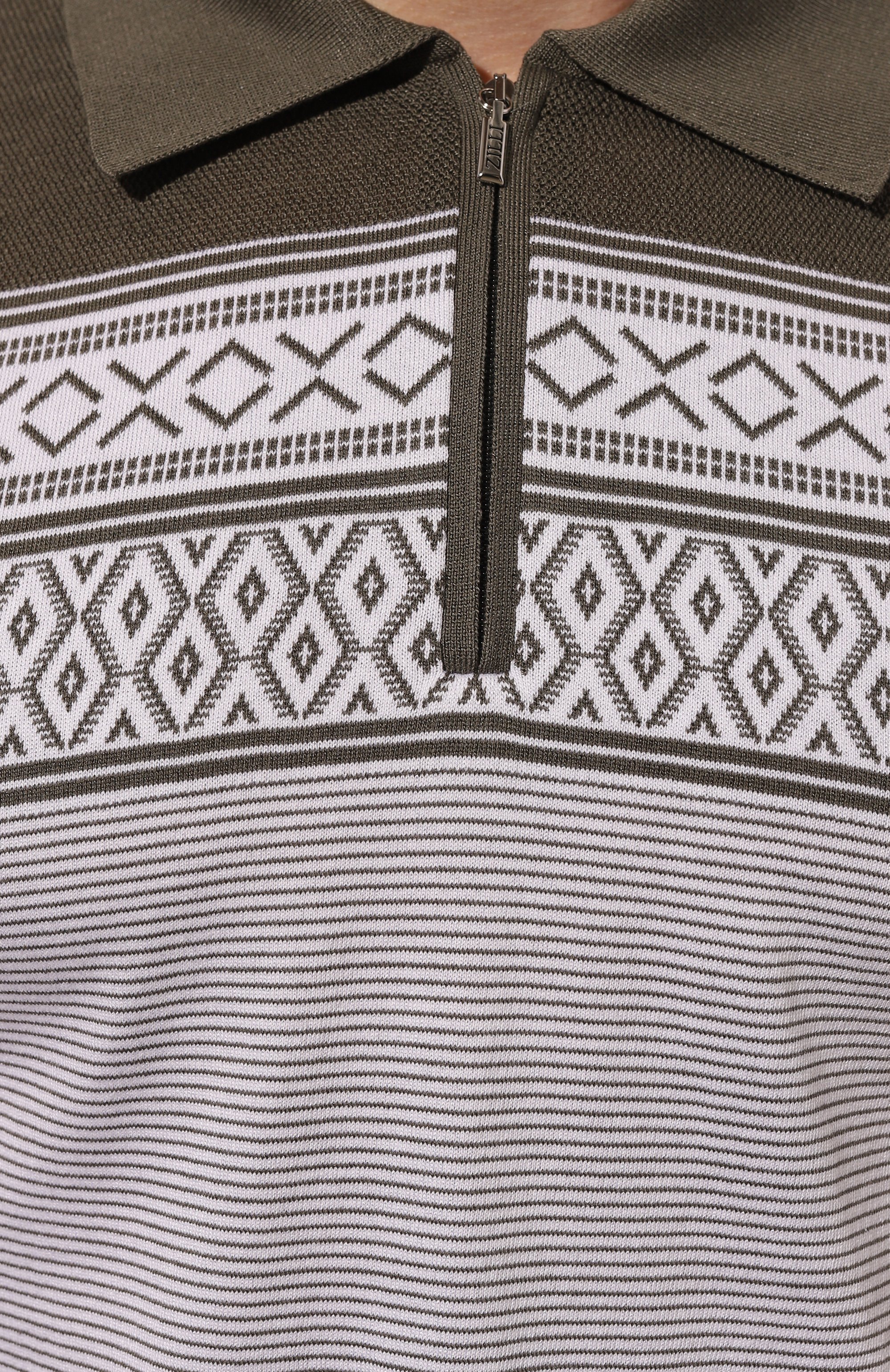 Поло из шелка и хлопка ZILLI, арт. KZP002M0142VETH00, фото 5