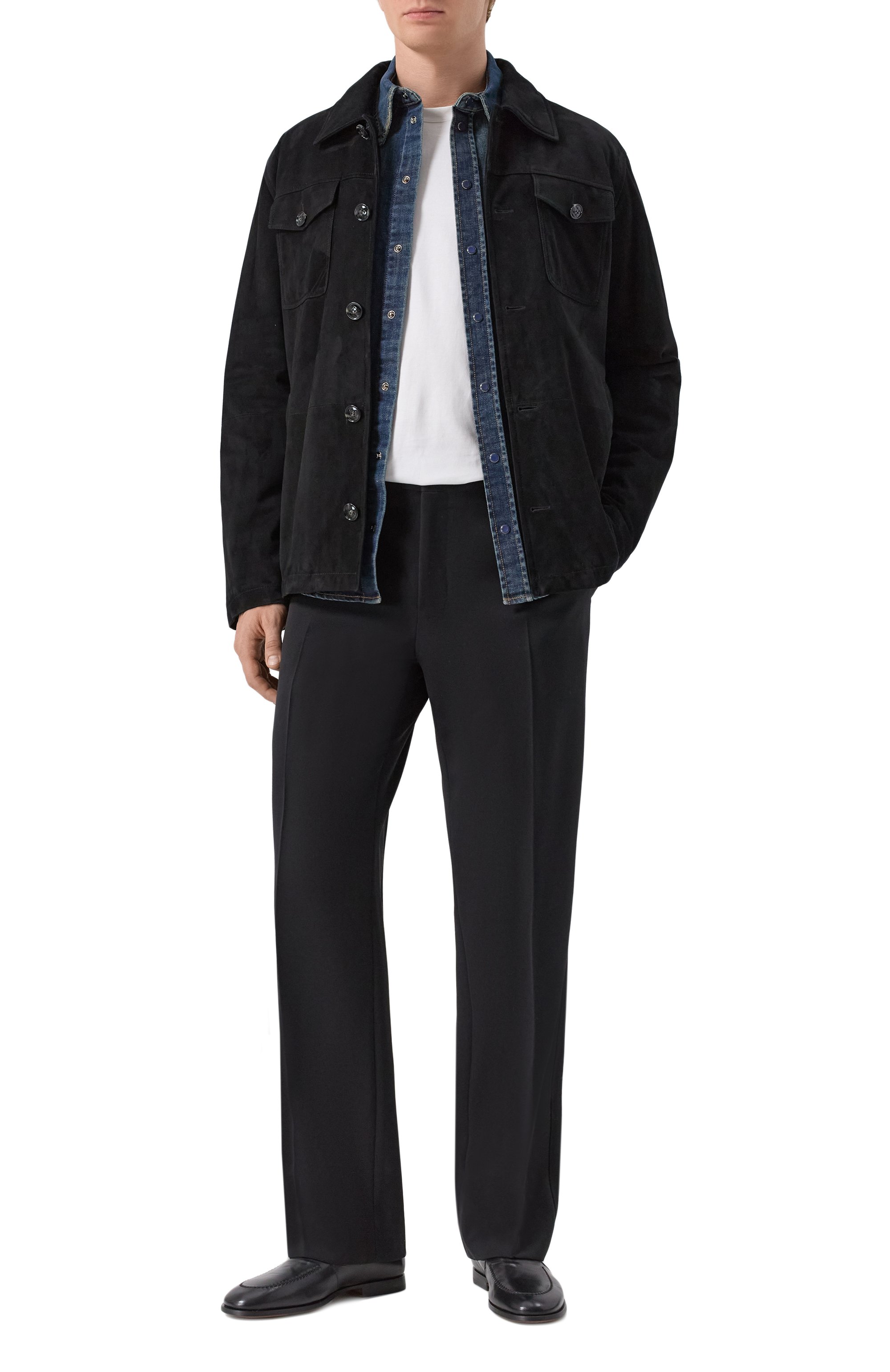 Замшевая куртка-рубашка KITON, арт. UW1936V0421F14, фото 2