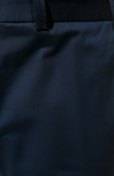 Хлопковые брюки HILTL темно-синего цвета по цене 22300 руб., арт. PEAKER S/73295/60-70, фото 5 Хлопковые брюки HILTL, арт. PEAKER S/73295/60-70, фото 5