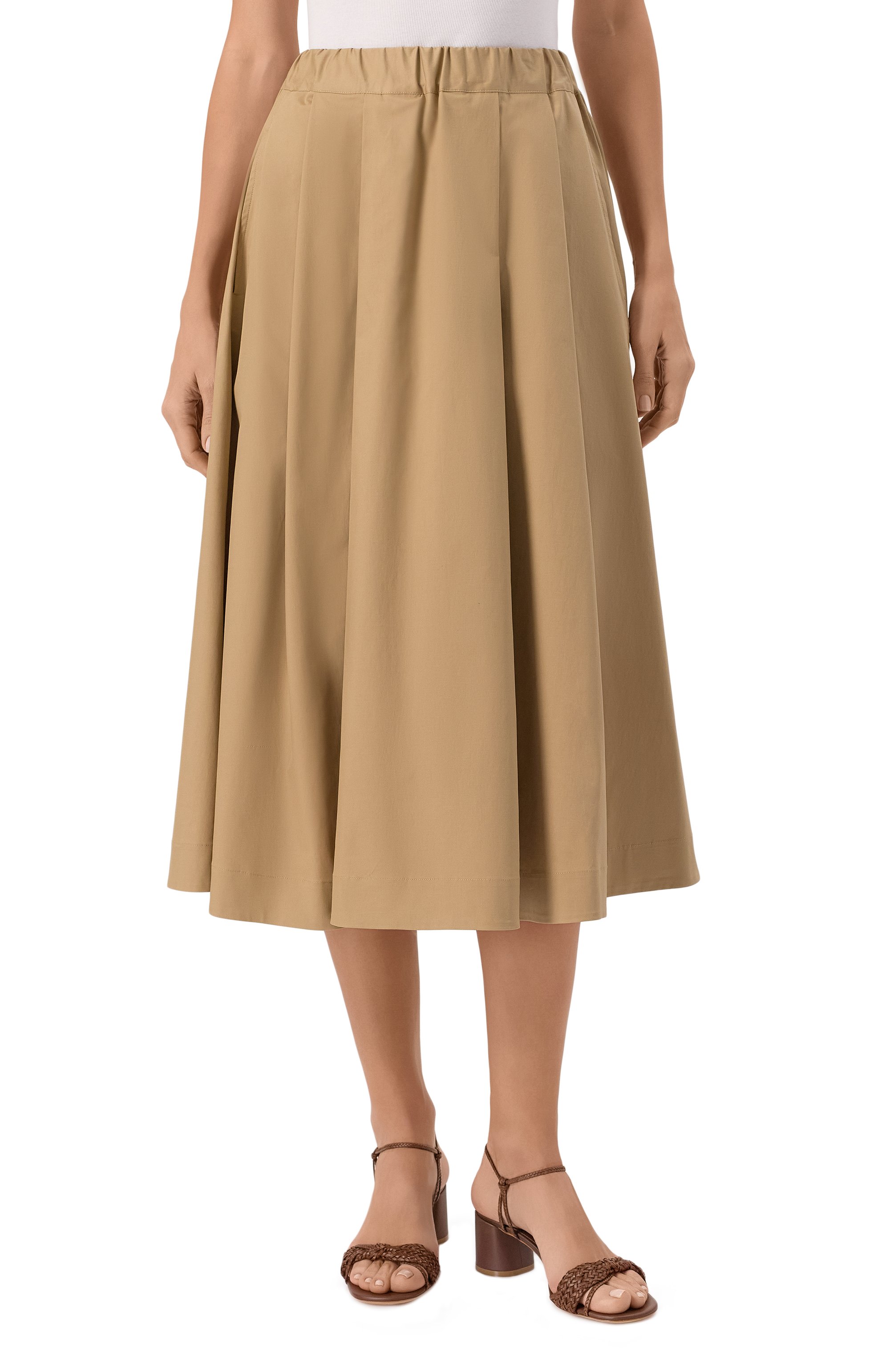 Хлопковая юбка ANTONELLI FIRENZE, арт. N9648/143C, фото 3