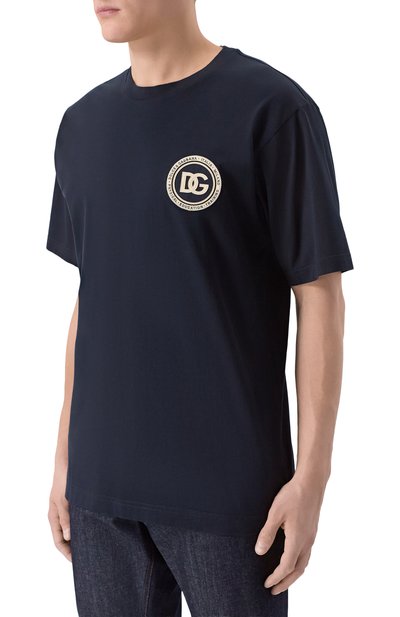 Хлопковая футболка DOLCE & GABBANA, арт. G8PN9Z/G7PZF, фото 3