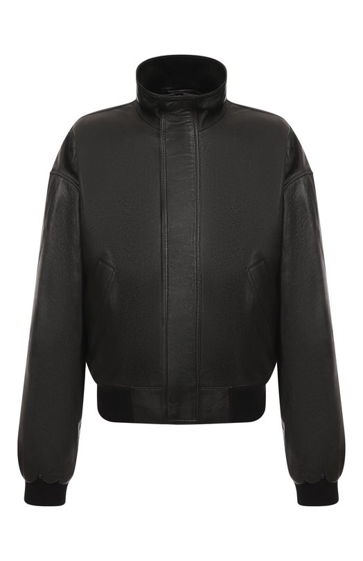 Кожаный бомбер Balenciaga 850010/TSS02 Чёрный 850010/TSS02