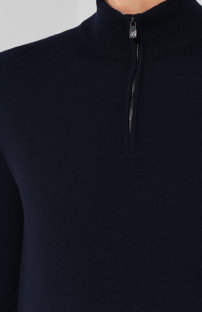 Джемпер из смеси шерсти и кашемира с воротником-стойкой на молнии CORNELIANI, арт. 00M511-0025110, фото 5