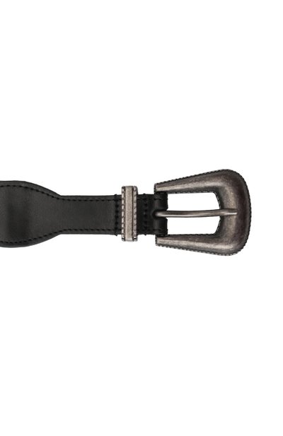 Кожаный ремень SAINT LAURENT, арт. 687820/1UR1D, фото 4