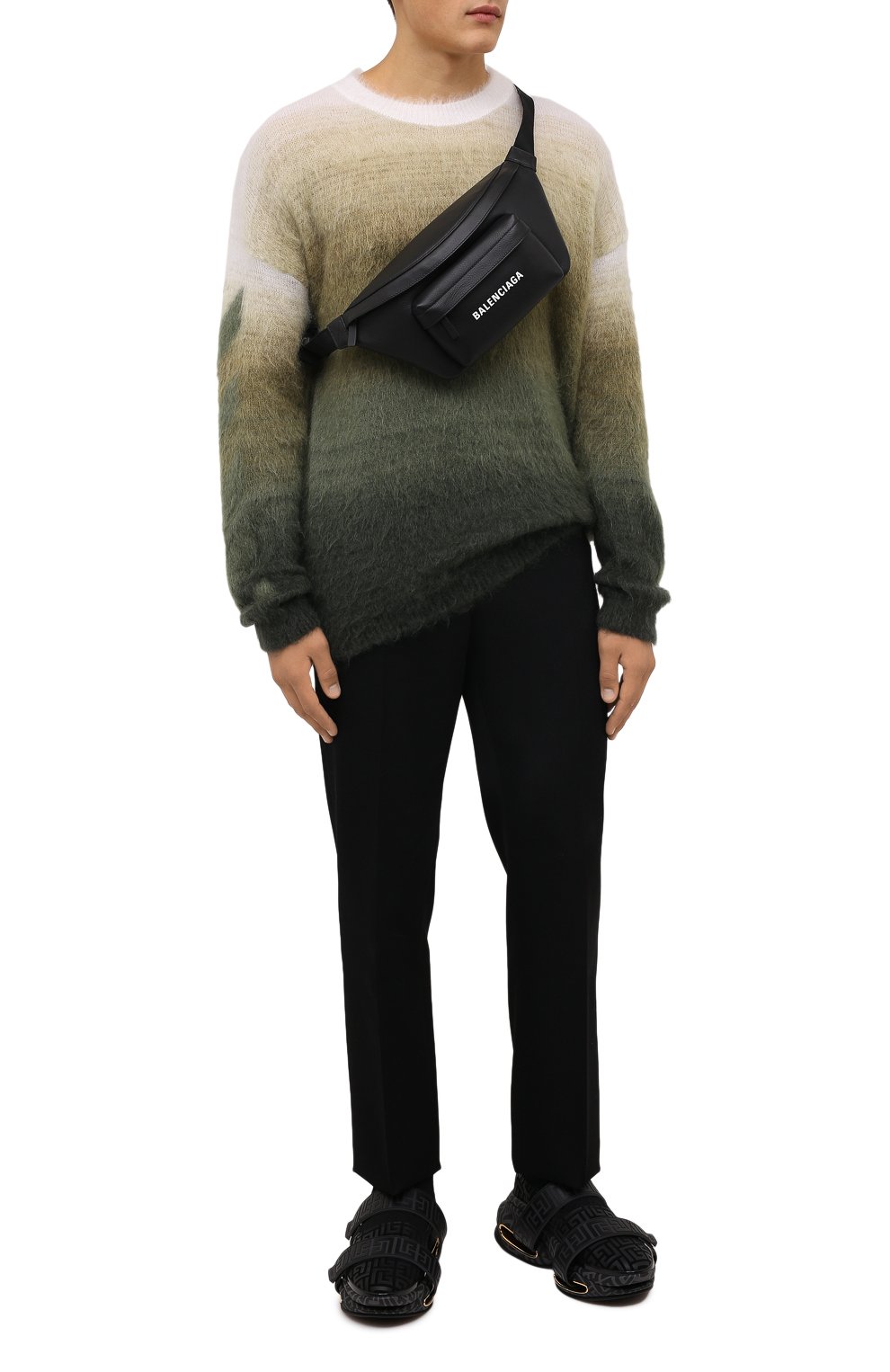 Текстильные кроссовки b-bold BALMAIN, арт. WM1VH229/TKMD, фото 2