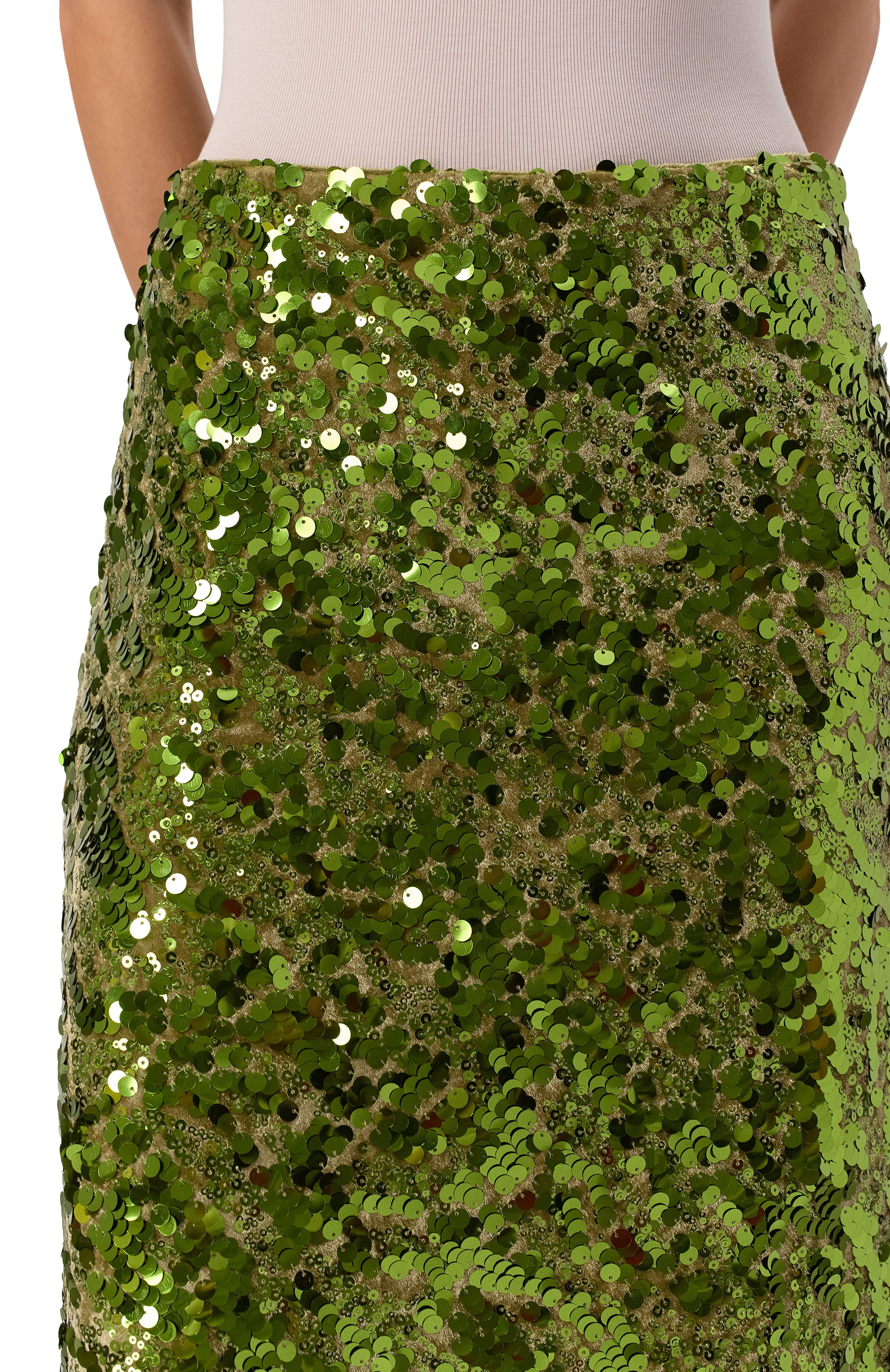 Юбка с отделкой пайетками GANNI, арт. T4169/272, фото 5