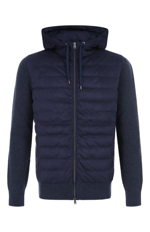 Шерстяной кардиган Herno MP00001UR/70260 Синий MP00001UR/70260