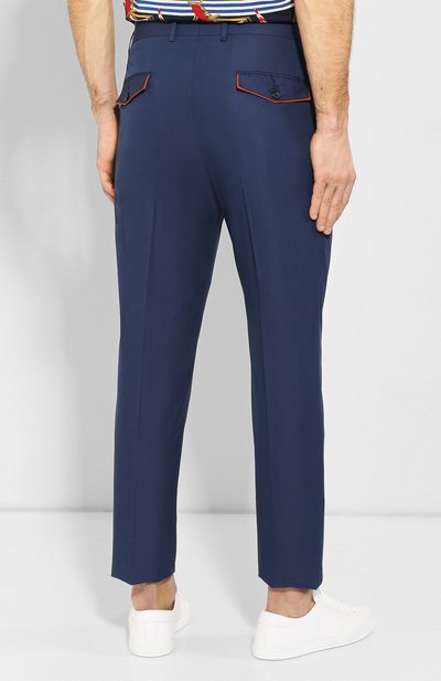 Брюки из смеси хлопка и шелка DOLCE & GABBANA, арт. GW1WET/FU5SW, фото 4