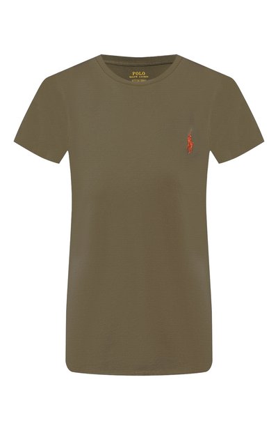 Женская хлопковая футболка POLO RALPH LAUREN, арт. 211734144