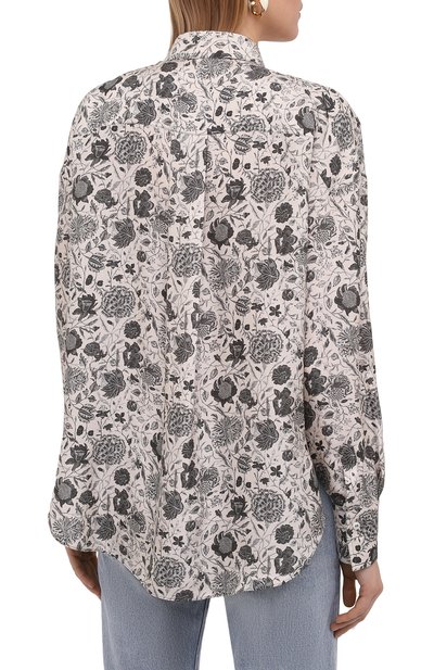 Шелковая рубашка BRUNELLO CUCINELLI, арт. MD925RD306, фото 4