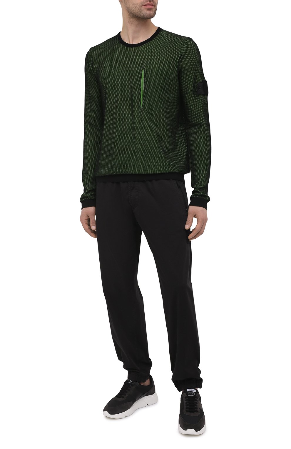 Хлопковый джемпер STONE ISLAND, арт. 7419505A3, фото 2