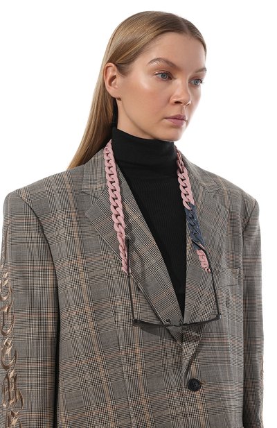 Цепочка для очков CAROLINE ABRAM, арт. CHAINETTE CRUSH PINK GRAY, фото 2