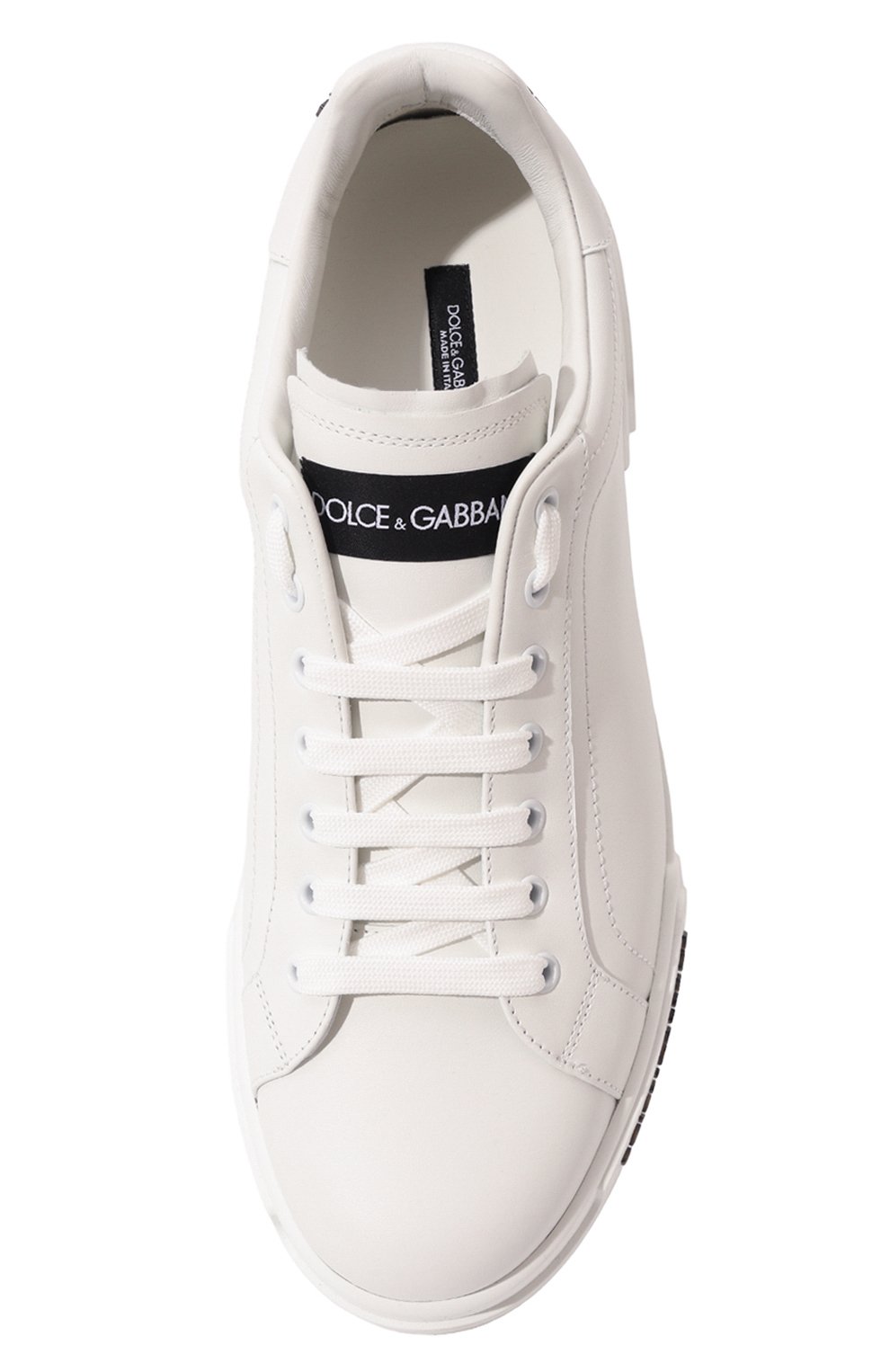 Кожаные кеды portofino DOLCE & GABBANA, арт. CS1774/AA335, фото 6